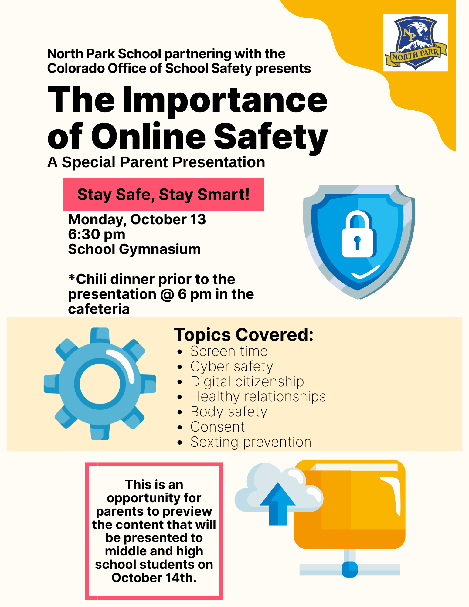 Stay Safe, Stay Smart! Poster